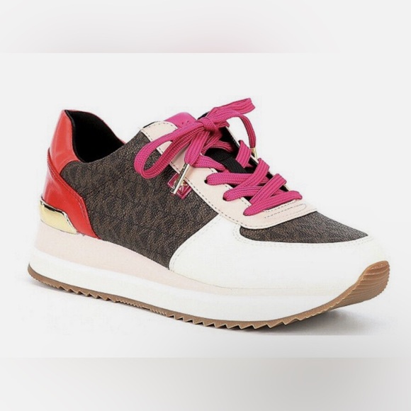 🥳HP🥳NIB Michael Kors Libby Trainers - Picture 1 of 15